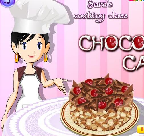 لعبة تعليم البنات طبخ كيكة الشوكولاتة مع سارة خطوة بخطوة - العاب قصيمي