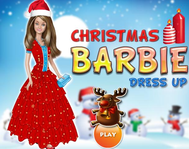 princess barbie christmas dress up game online 2013