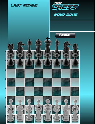 لعبة شطرنج اللمس,