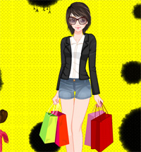 back from shopping a game funny for girls free