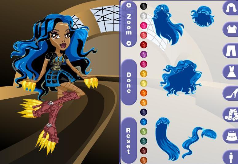 monster high dolls chibi robecca steam dress up girls game - Play Free Games  Online