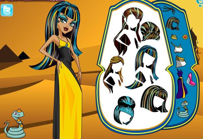 monster high draculaura and clawd wolf dress up girls game - Play Free Games  Online