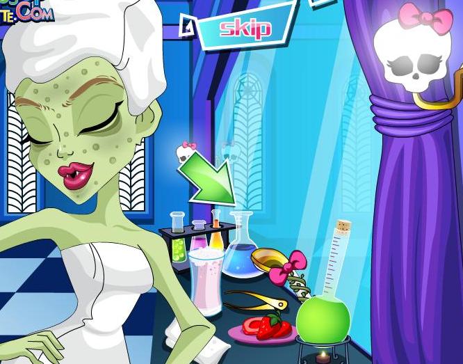 monster high venus mcflytrap facial makeover girls game - Play Free Games  Online