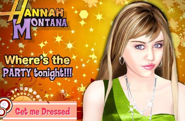 hannah montana makeover party tonight game online - العاب شمس